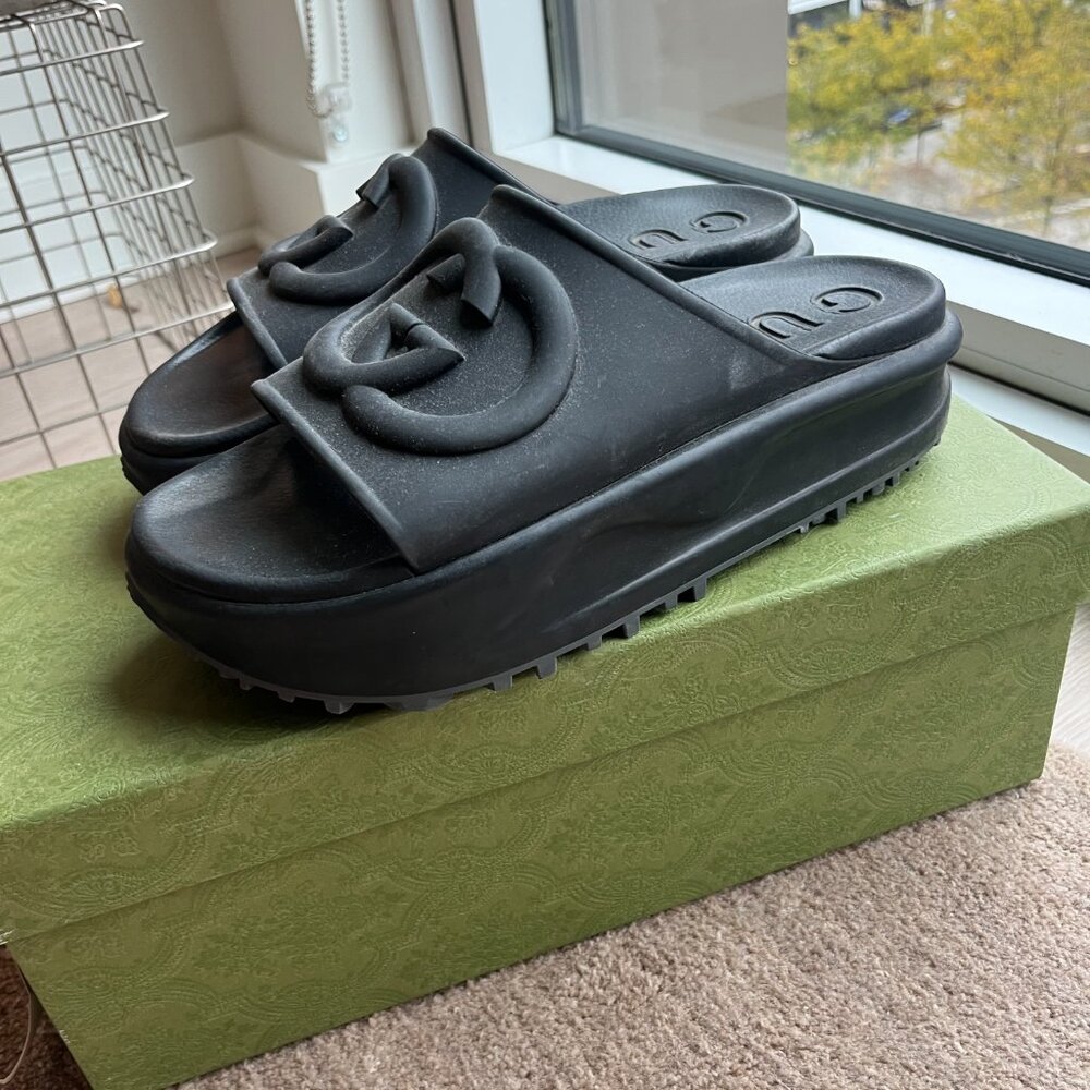 Gucci Platform Slides - Picture 5 of 5